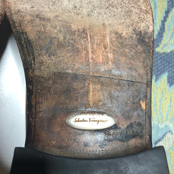 Salvatore Ferragamo Monk Strap Buckle Leather Shoe main image 4